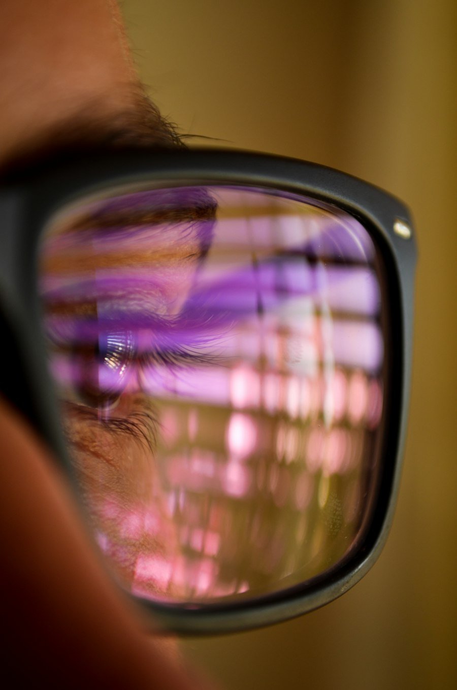Man wearing eyeglasses